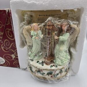 VTG San Francisco Music Box Co Angel Figurine Hark The Herald Angels Sing NIB